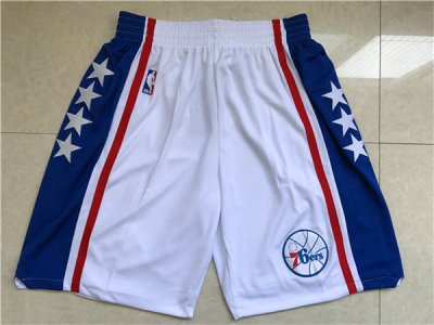 Maillot De Basket Philadelphia 76ers Tissus Sportif Fans Edition Routine Blanc Short